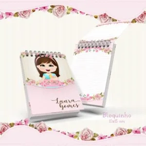 Bloquinho Anotações Menina Morena