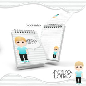 bloquinho anotacoes menino loiro arquivo digital