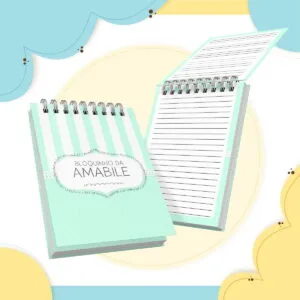 Bloquinho de Anotações Neutro Verde