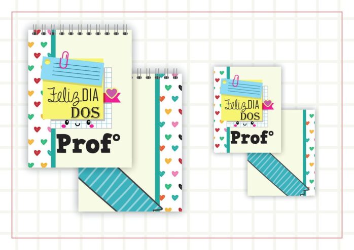 Bloquinho e Post It Dia dos Professores