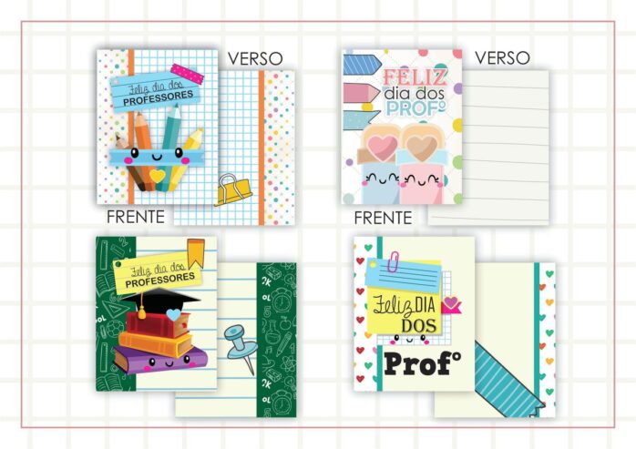 Bloquinho e Post It Dia dos Professores