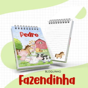 Bloquinho Fazendinha Menino