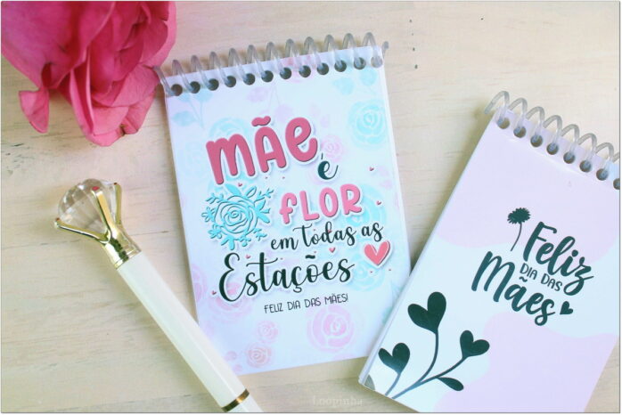 Bloquinhos Dia das Mães Png e pdf