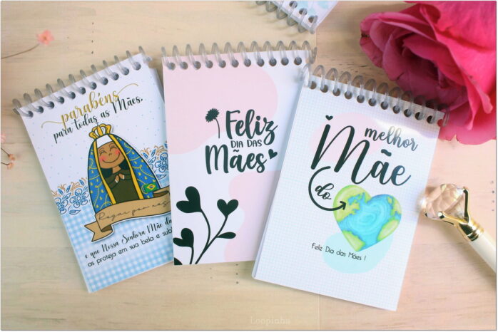 Bloquinhos Dia das Mães Png e pdf