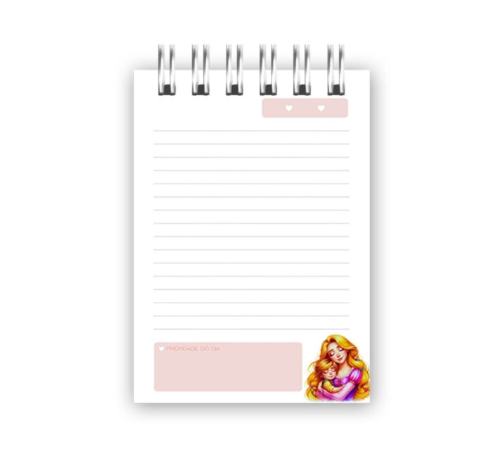 Bloquinhos Dia das Mães Princesas - Png e pdf