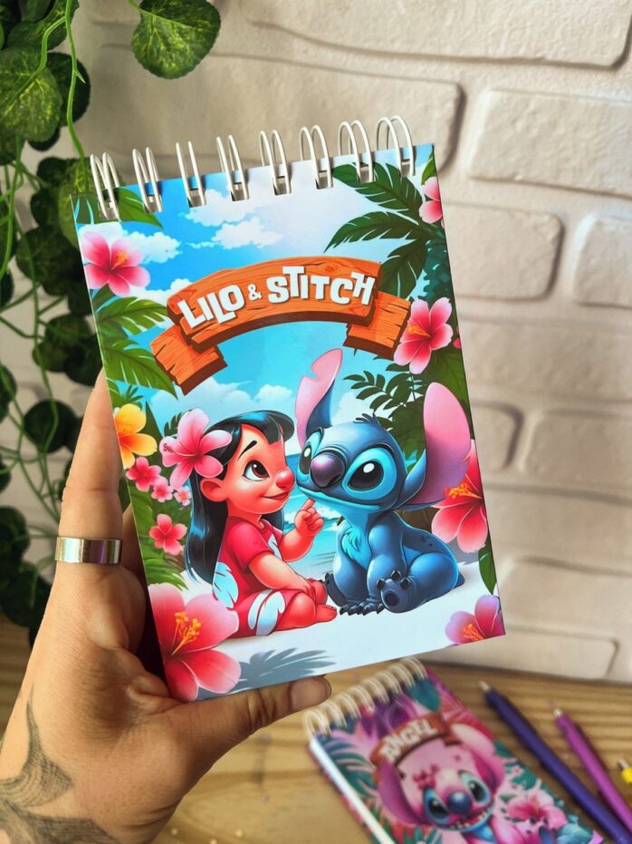 Bloquinhos Stitch - Png e pdf