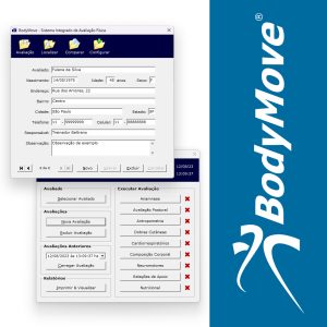 Body Move Software Academia Avaliação Física Instrutor