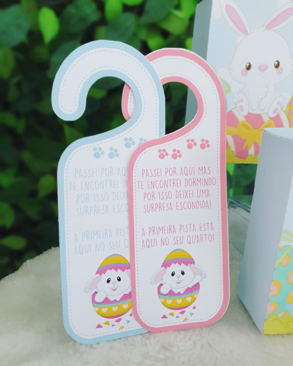 Kit Digital Caça aos Ovos de Páscoa Cute para Imprimir 2 Kit Digital Caça aos Ovos de Páscoa Cute para Imprimir - Imagem 2