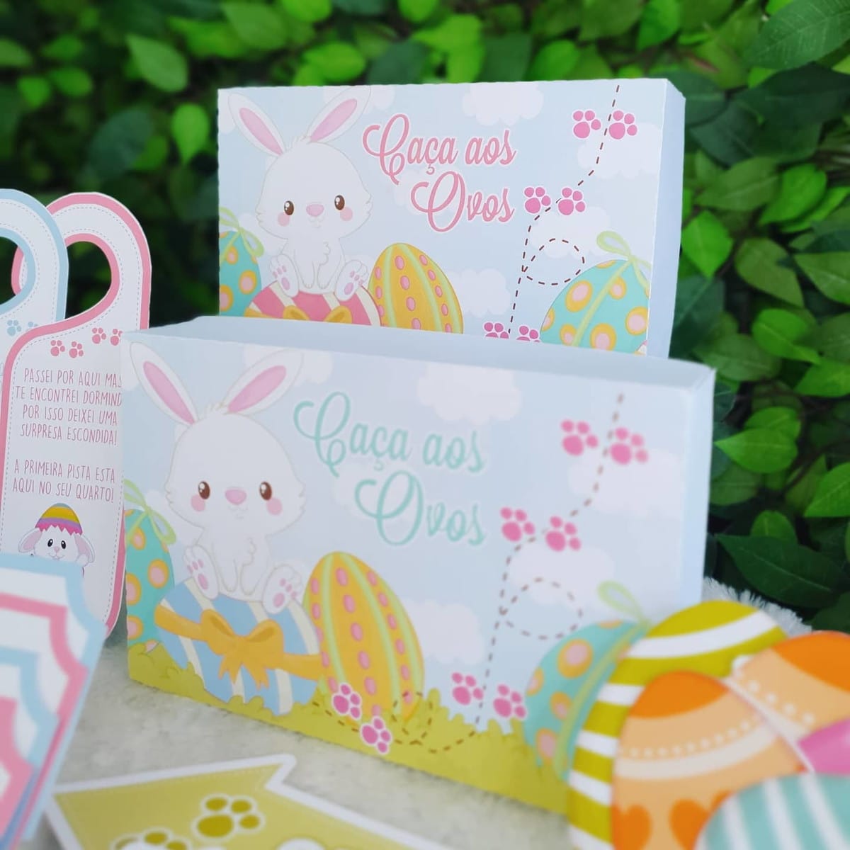 Kit Digital Caça aos Ovos de Páscoa Cute para Imprimir 5 Kit Digital Caça aos Ovos de Páscoa Cute para Imprimir - Imagem 5