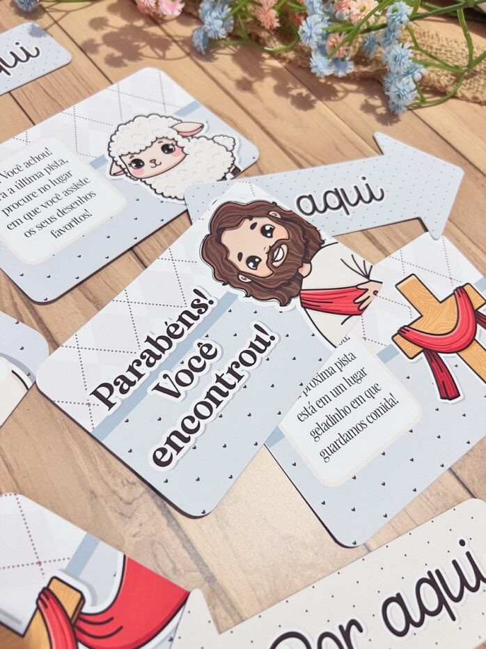 Caça aos Ovos Páscoa Cristã - Arquivo Digital