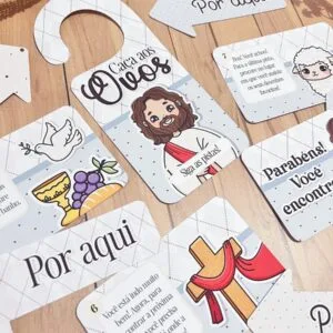 Caça aos Ovos Páscoa Cristã - Arquivo Digital