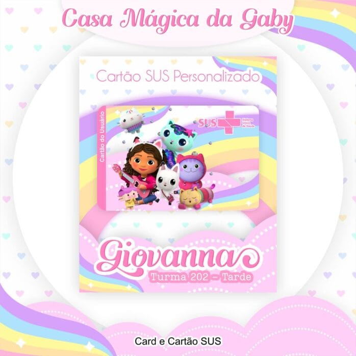 Caderneta de Saúde a Casa Mágica da Gabby