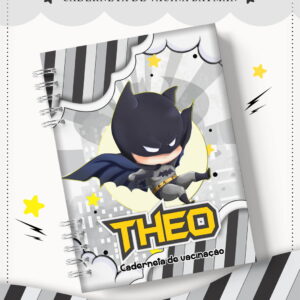 Caderneta de Saúde Batman Digital Para Imprimir