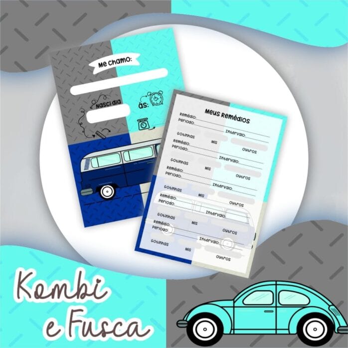 Caderneta de Saúde Kombi e Fusca