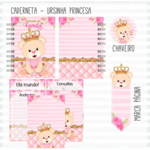 Caderneta de Saúde Ursinha Princesa