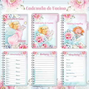 Caderneta de Vacina Anjinha Menina