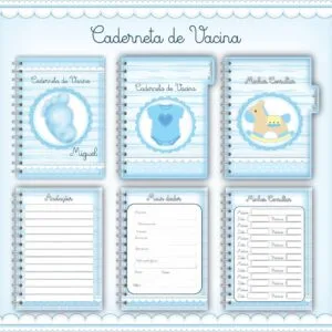 Caderneta de Vacina Baby Menino 3 Caderneta de Vacina Baby Menino