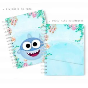Caderneta de Vacina Baby Shark Menino 1