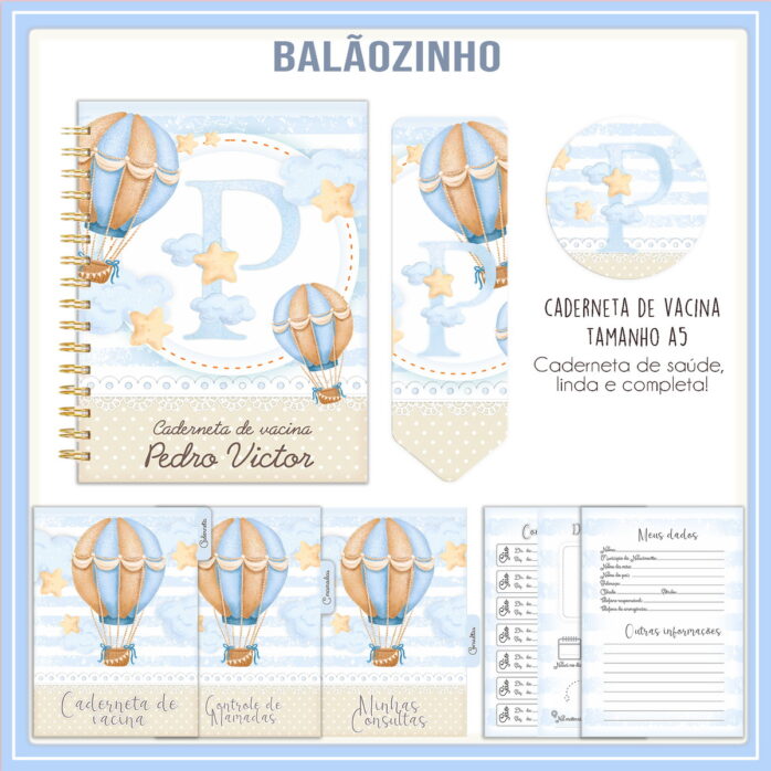 Caderneta de Vacina Balão Clean