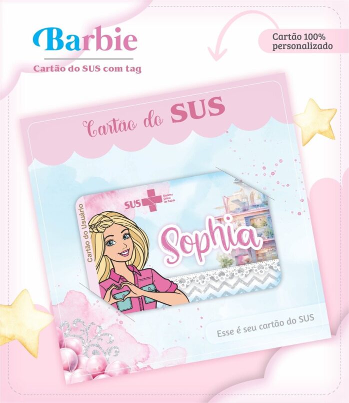 Caderneta de Vacina Barbie