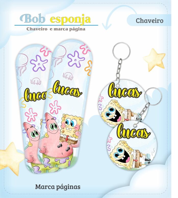 Caderneta de Vacina Bob Esponja