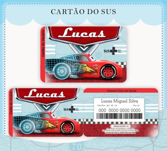 Caderneta de Vacina Carros
