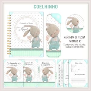 Caderneta de Vacina Coelhinho Menino