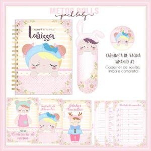 Caderneta de Vacina Digital Metoo Doll para Personalizar