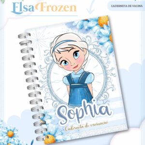 Caderneta de Vacina Elsa Frozen