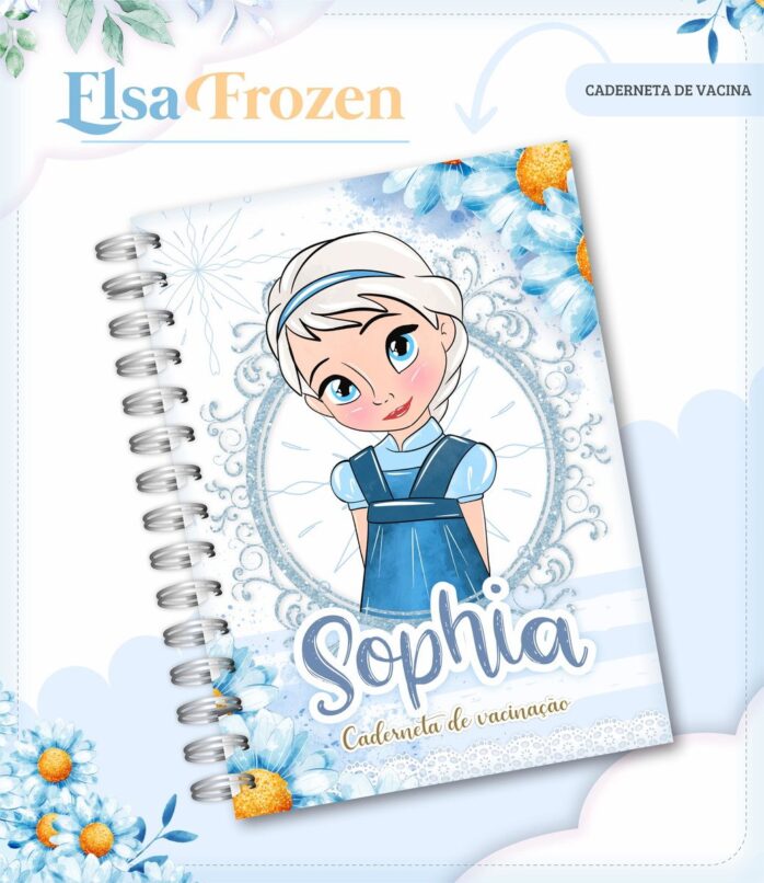 Caderneta de Vacina Elsa Frozen
