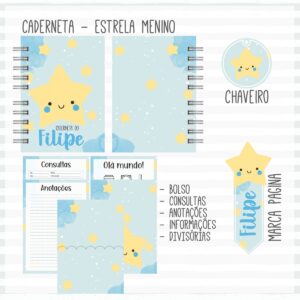 Caderneta de Vacina Estrela Menino
