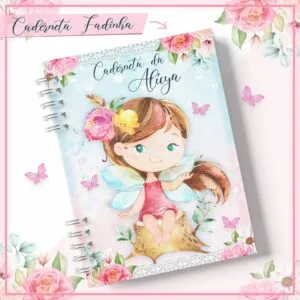 Caderneta de Vacina Fadinha Aquarela