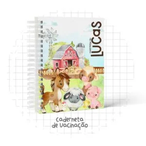 Caderneta de Vacina Fazendinha Baby