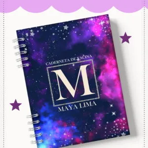 Caderneta de Vacina Galáxia Menina