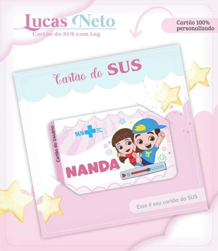Caderneta de Vacina Gi e Lucas,
