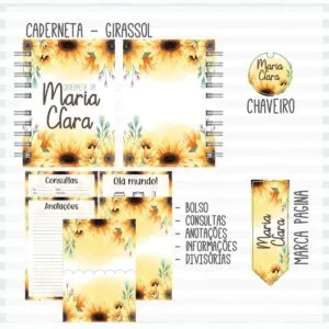 Caderneta de Vacina Girassol 16 Caderneta de Vacina Girassol