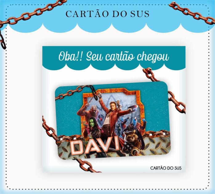 Caderneta de Vacina Guardiões da Galáxia