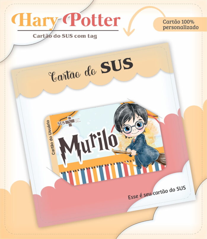 Caderneta de Vacina Harry Potter