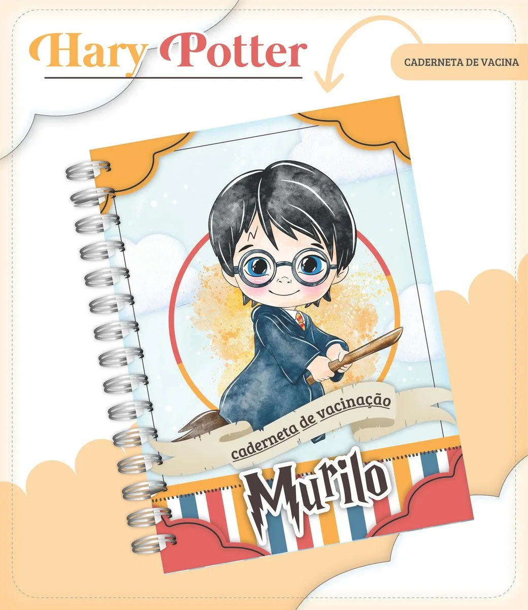 Caderneta de Vacina Harry Potter