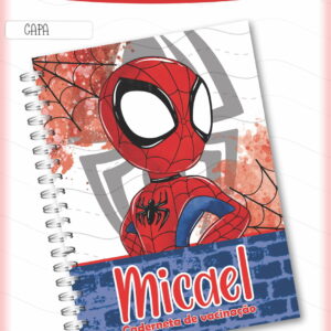 caderneta de vacina homem aranha arquivo digital