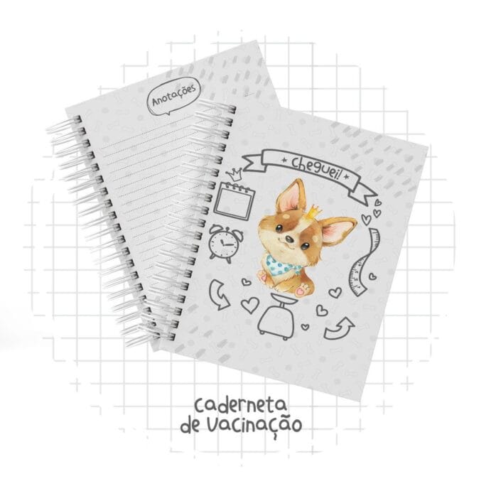 Caderneta de Vacina Infantil Cachorrinho