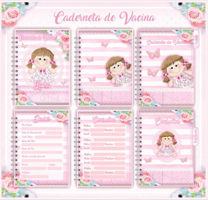 Caderneta de Vacina Jardim das Bonecas