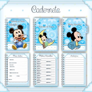 Caderneta de Vacina Mickey Baby