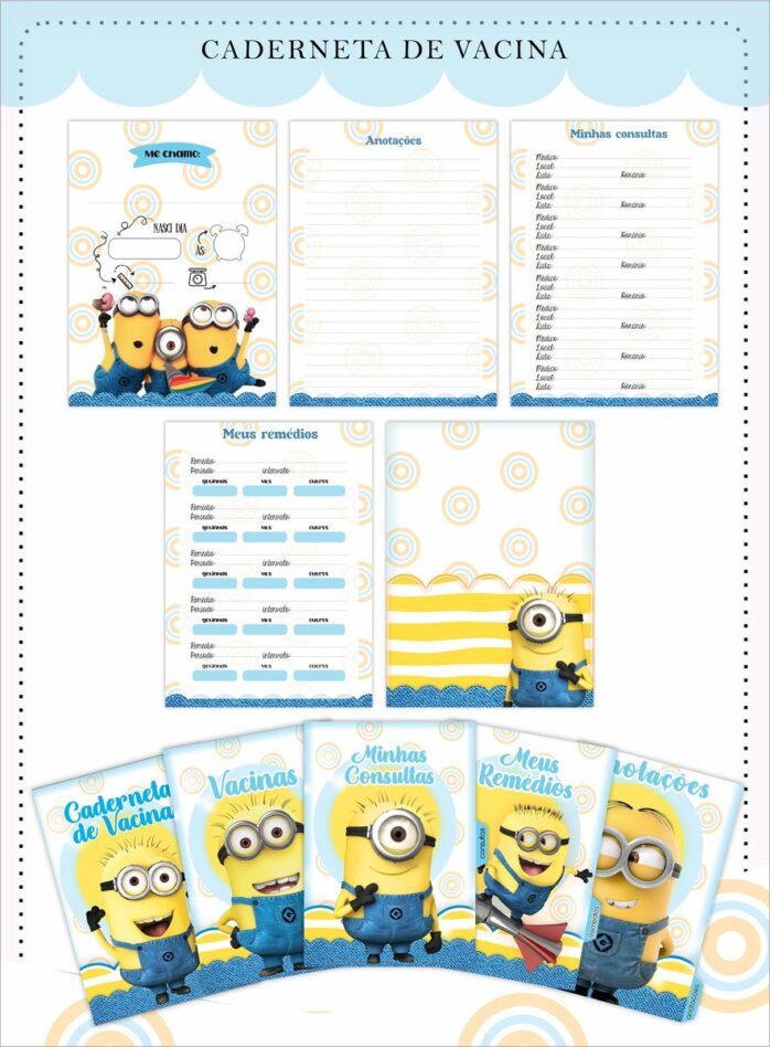Caderneta de Vacina Minions