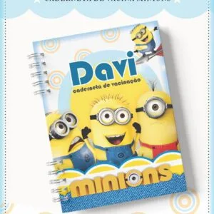 Caderneta de Vacina Minions 2 Caderneta de Vacina Minions