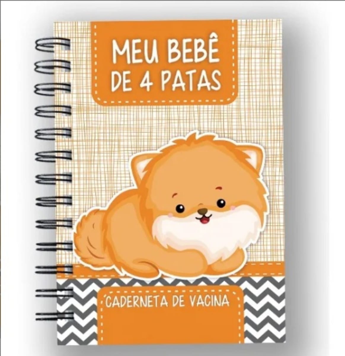 Caderneta de Vacina Personalizada para Cachorro Macho 1 Caderneta de Vacina Personalizada para Cachorro Macho