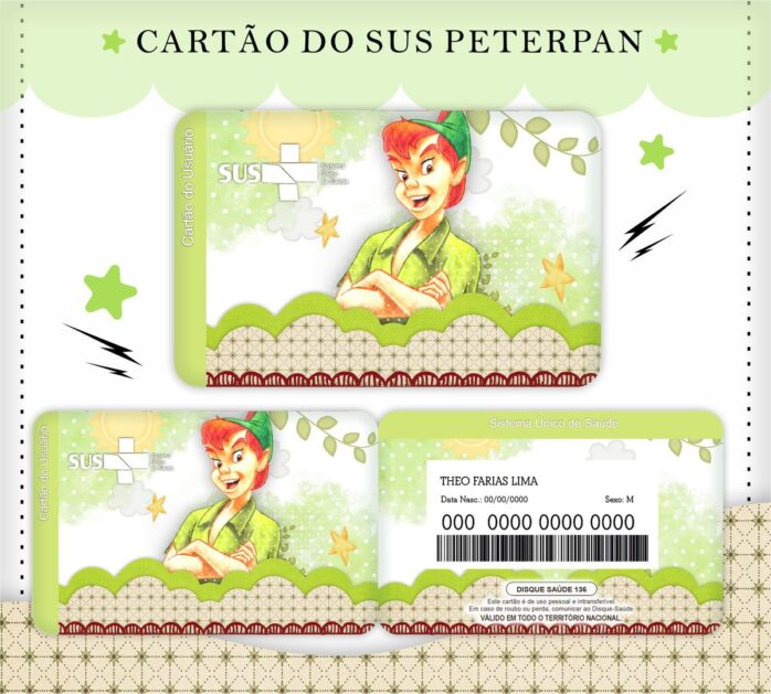 Caderneta de Vacina Peter Pan