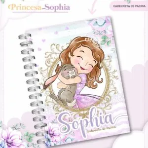 Caderneta de Vacina Princesinha Sophia