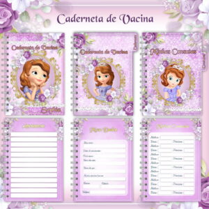 Caderneta de Vacina Digital da Princesinha Sophie 14 caderneta de vacina princesinha sophie arquivo digital