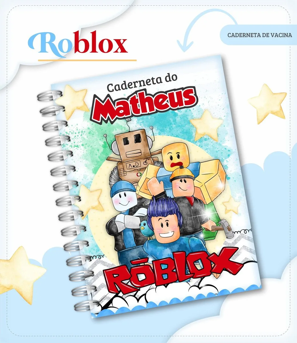 Caderneta de Vacina Roblox 1 Caderneta de Vacina Roblox